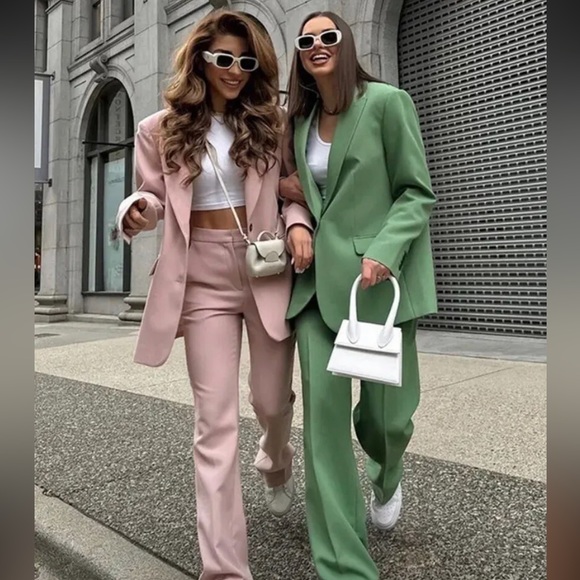 Zara green pants - Picture 5 of 9